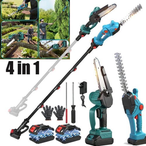 Cordless hedge trimmer - 4-in-1,
